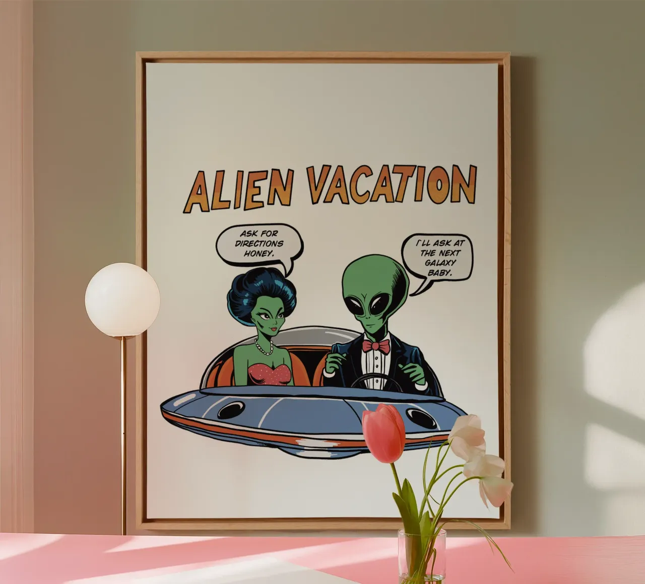 ALIEN VACATION tela da edsonramosart