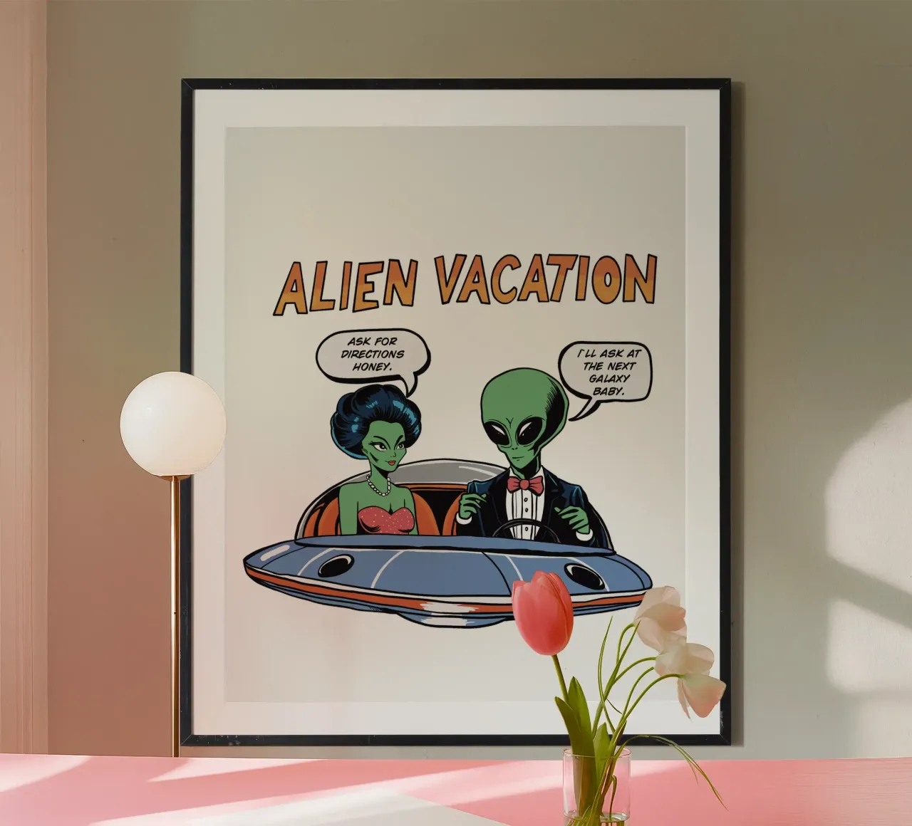 ALIEN VACATION poster da edsonramosart