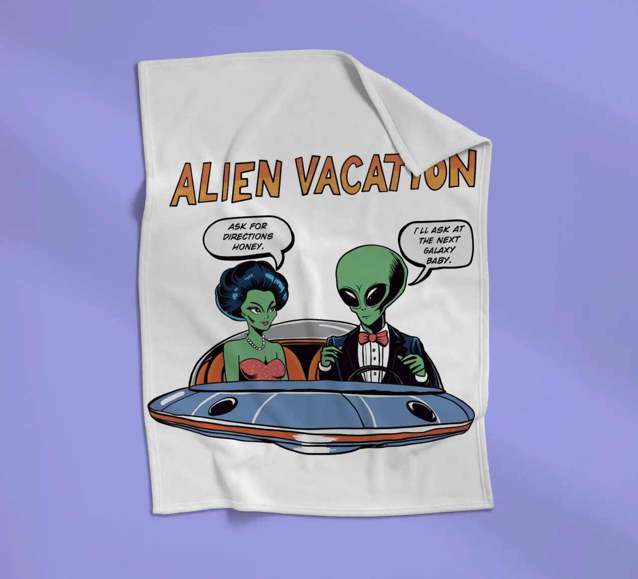 ALIEN VACATION Fleecedecke von edsonramosart