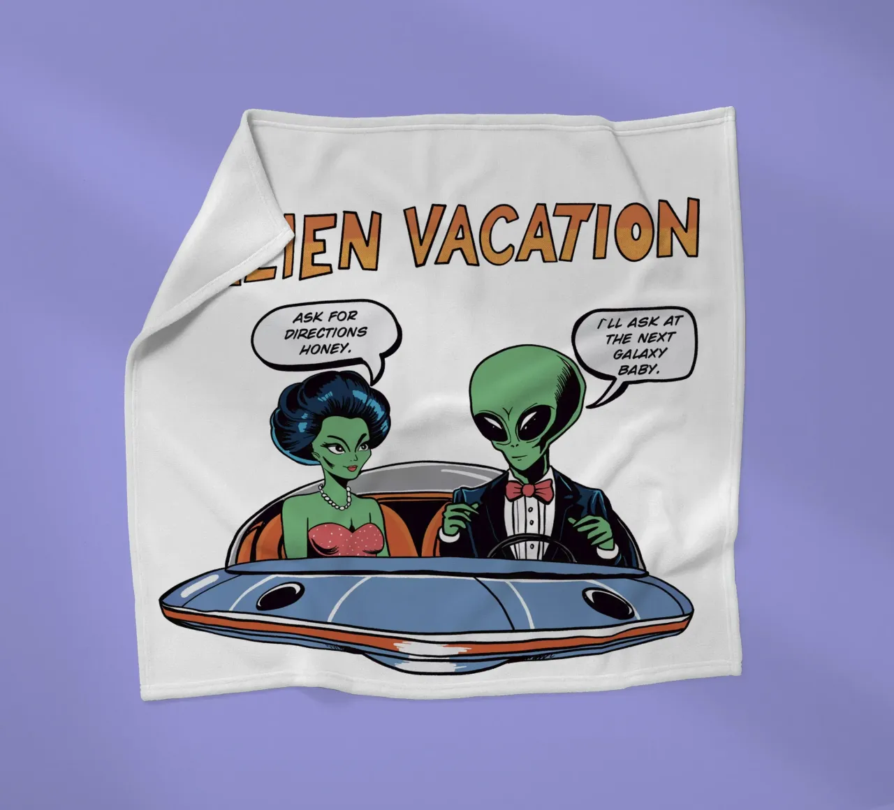 ALIEN VACATION Fleecedecke von edsonramosart