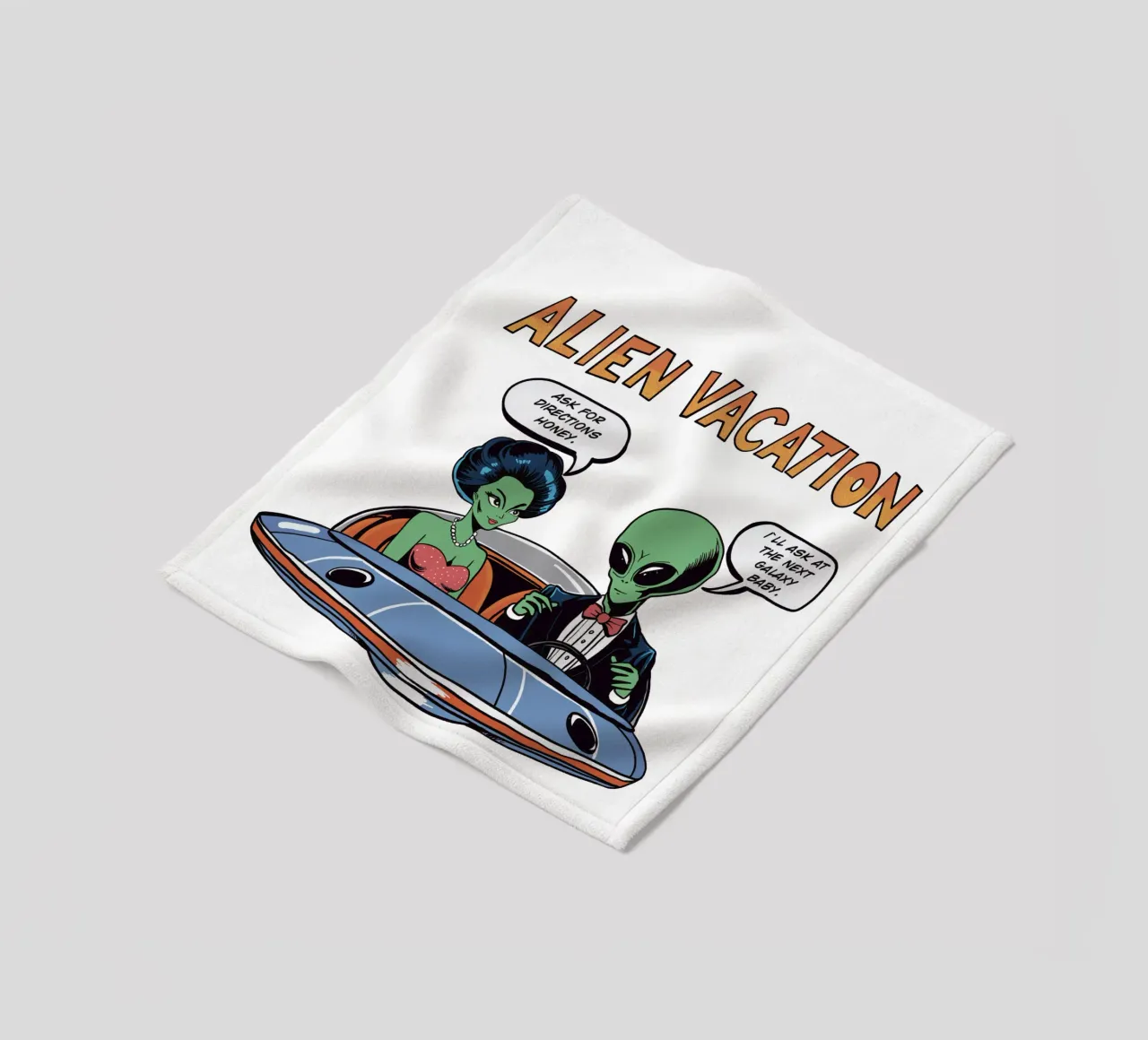 ALIEN VACATION Fleecedecke von edsonramosart