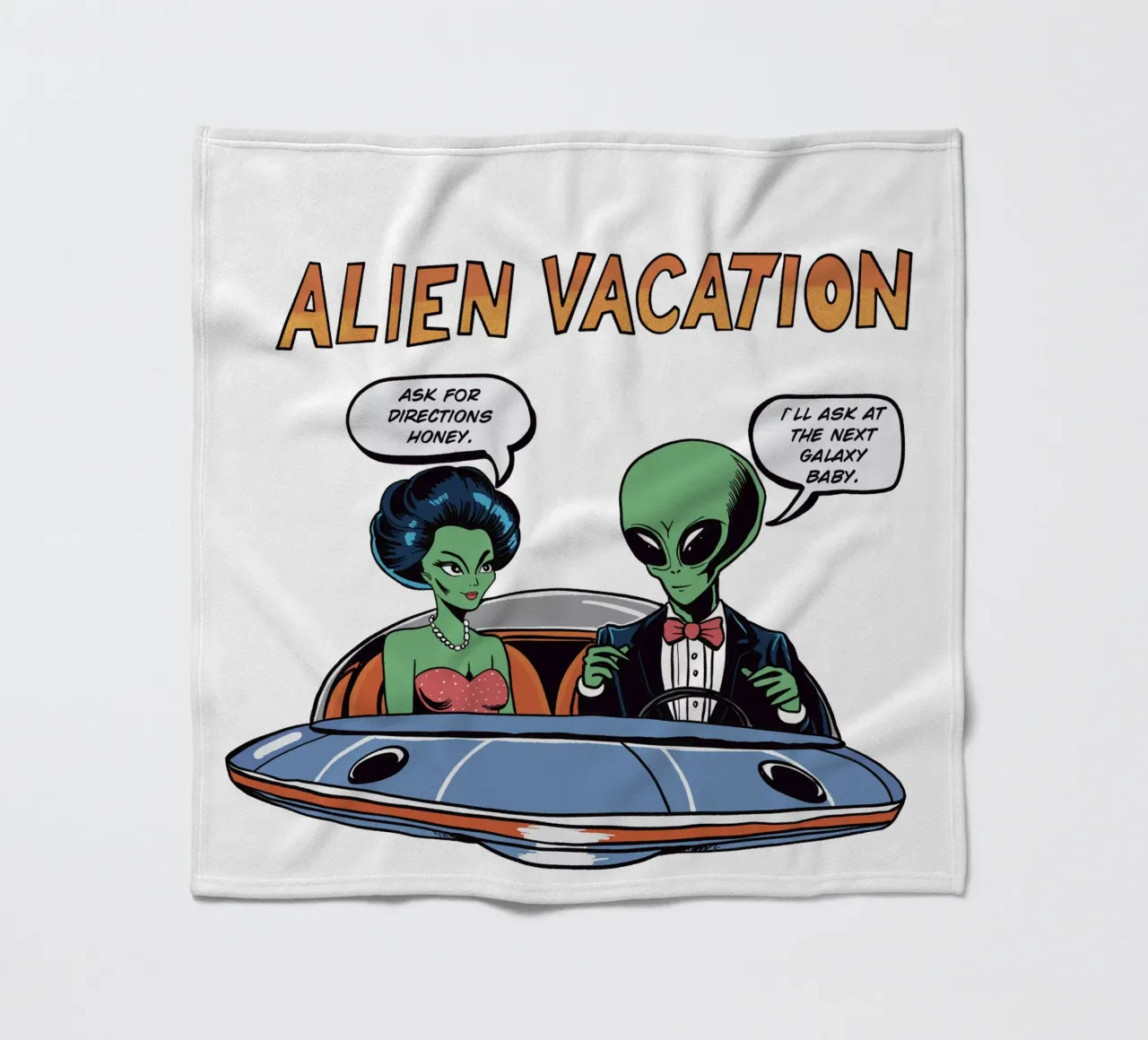 ALIEN VACATION Fleecedecke von edsonramosart