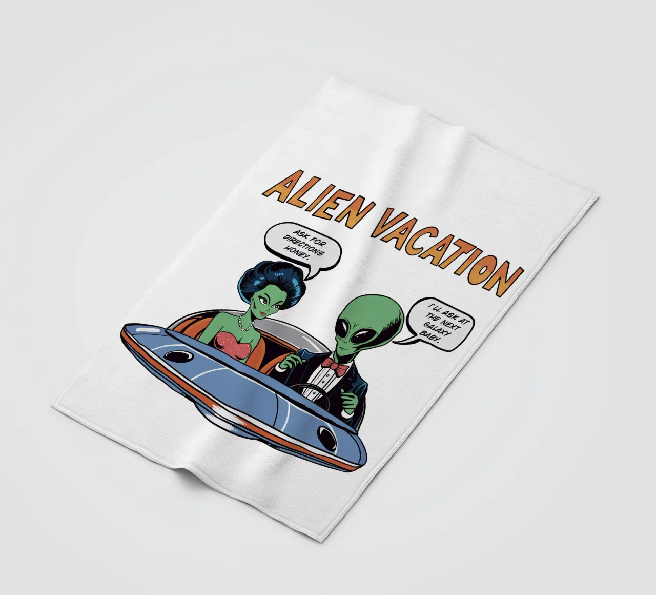 ALIEN VACATION Fleecedecke von edsonramosart
