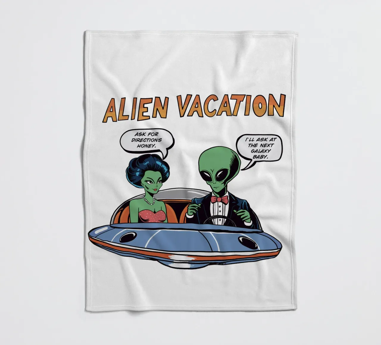 ALIEN VACATION Fleecedecke von edsonramosart