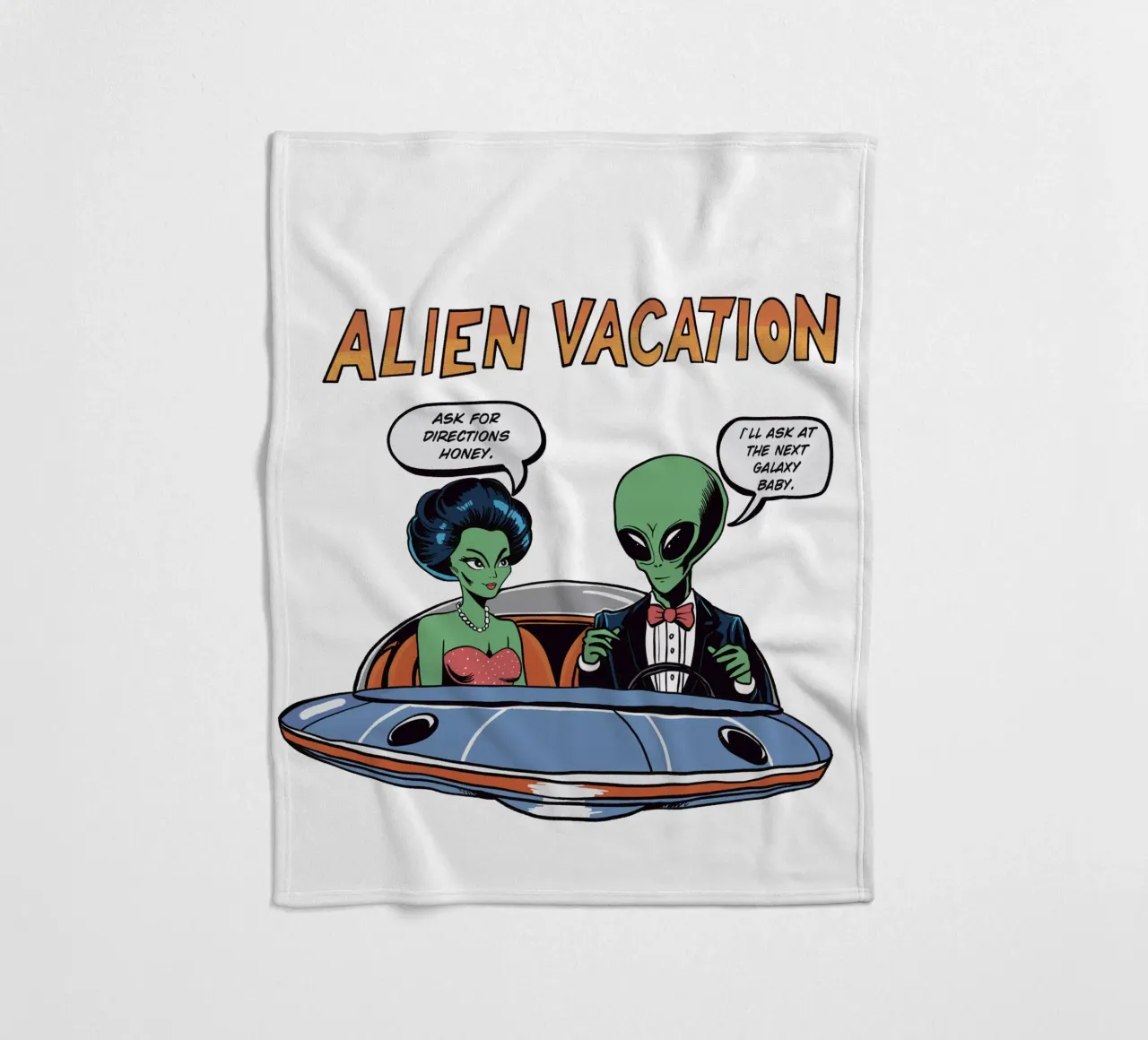 ALIEN VACATION Fleecedecke von edsonramosart