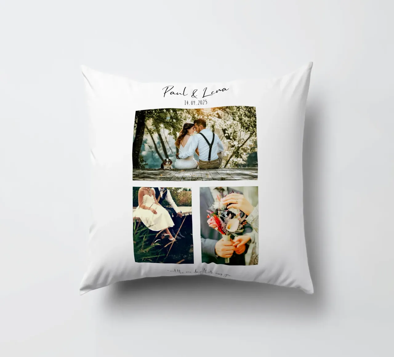 Hochzeit Boho-Style cuscino da herz_laute
