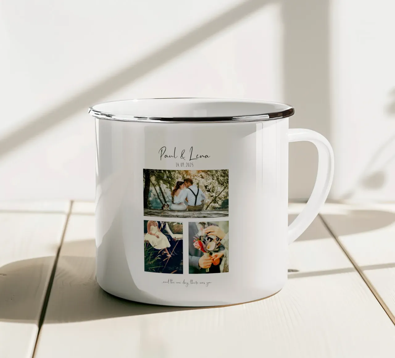 Hochzeit Boho-Style tazza in smalto da herz_laute