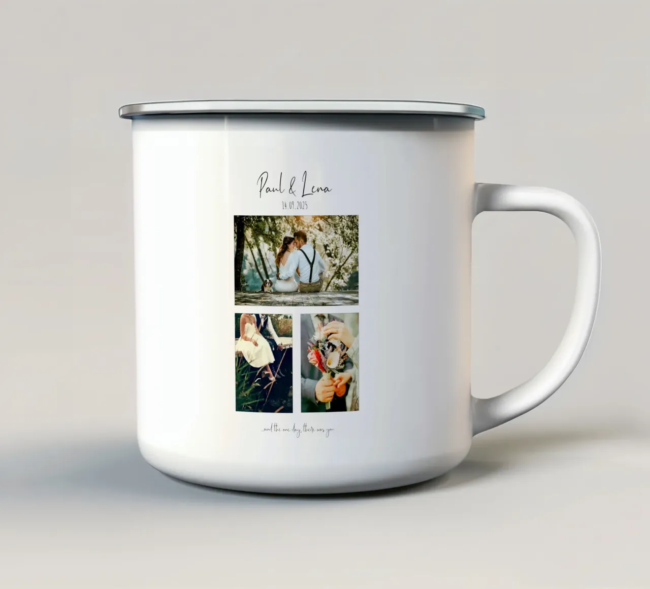 Hochzeit Boho-Style tazza in smalto da herz_laute