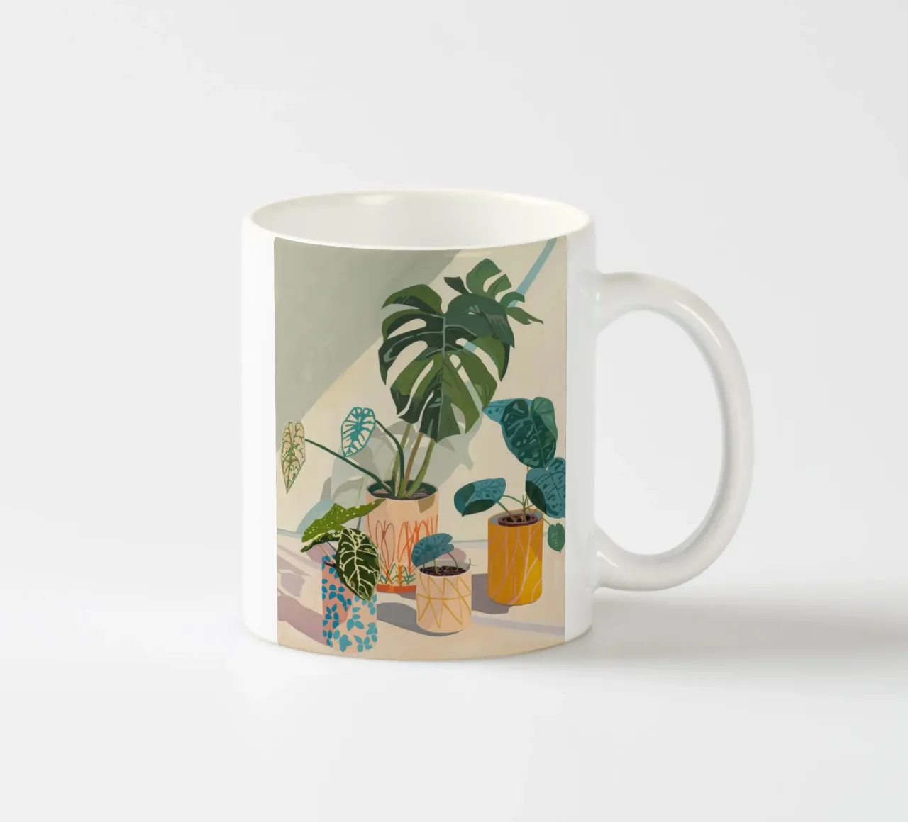 Foglie illuminate dal sole tazza in ceramica da DaarbyN
