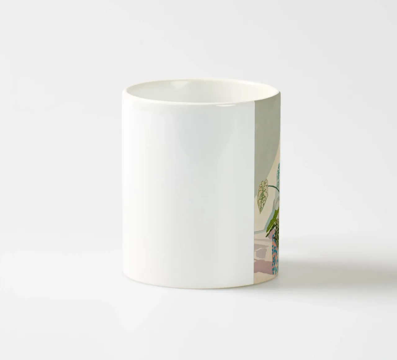 Foglie illuminate dal sole tazza in ceramica da DaarbyN
