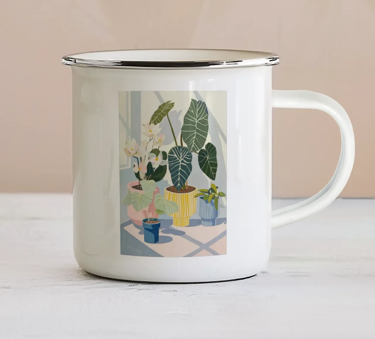 Mattina Botanica tazza in smalto da DaarbyN