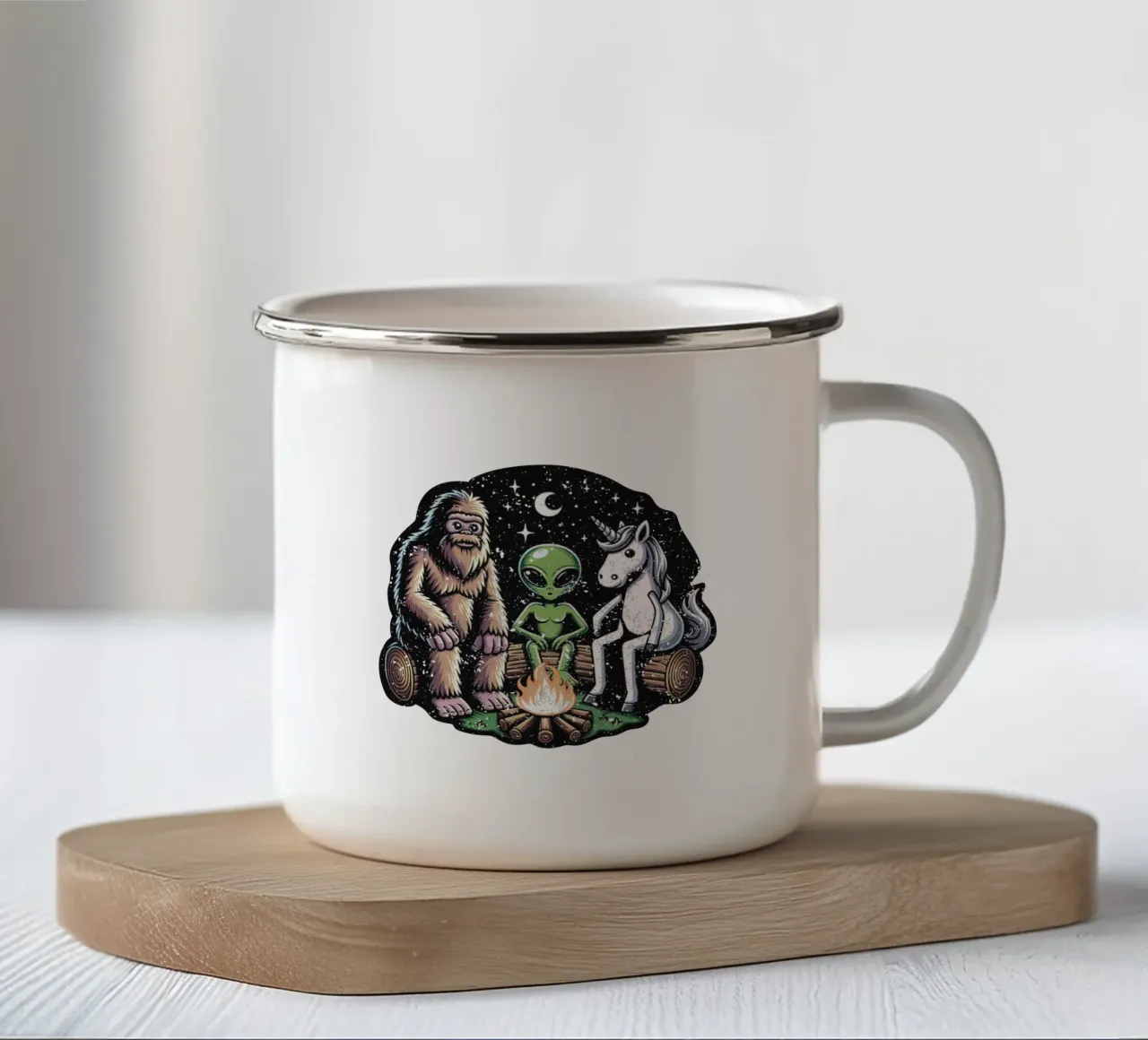 fantasy camp tazza in smalto da edsonramosart