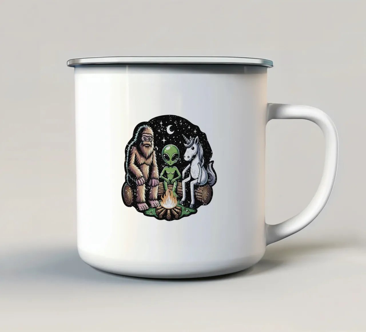 fantasy camp tazza in smalto da edsonramosart
