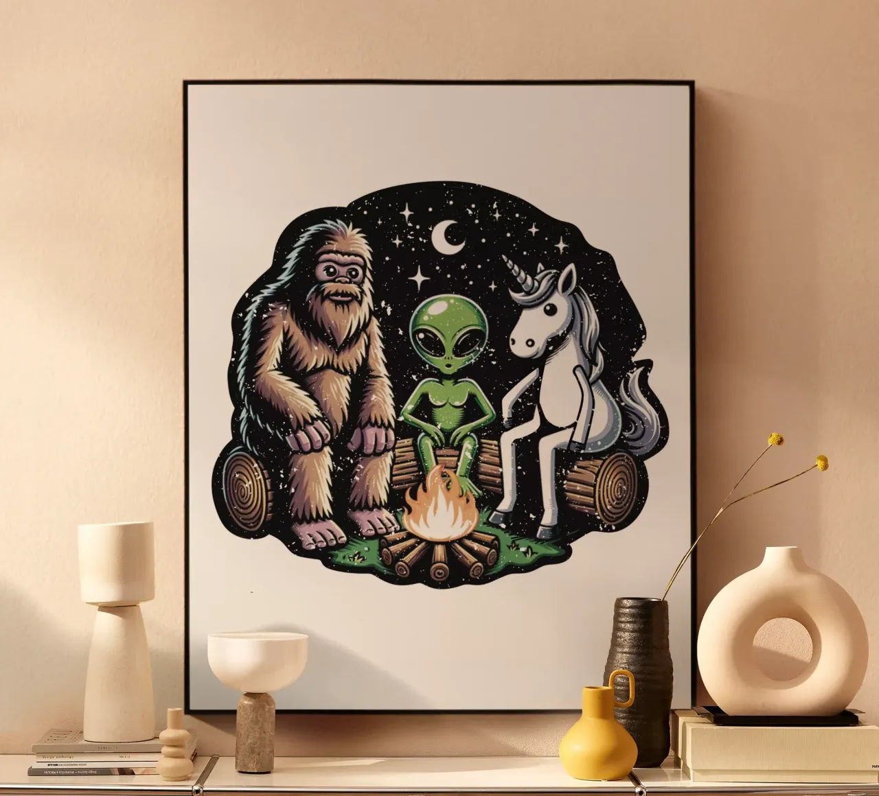 fantasy camp acrylic glass by edsonramosart