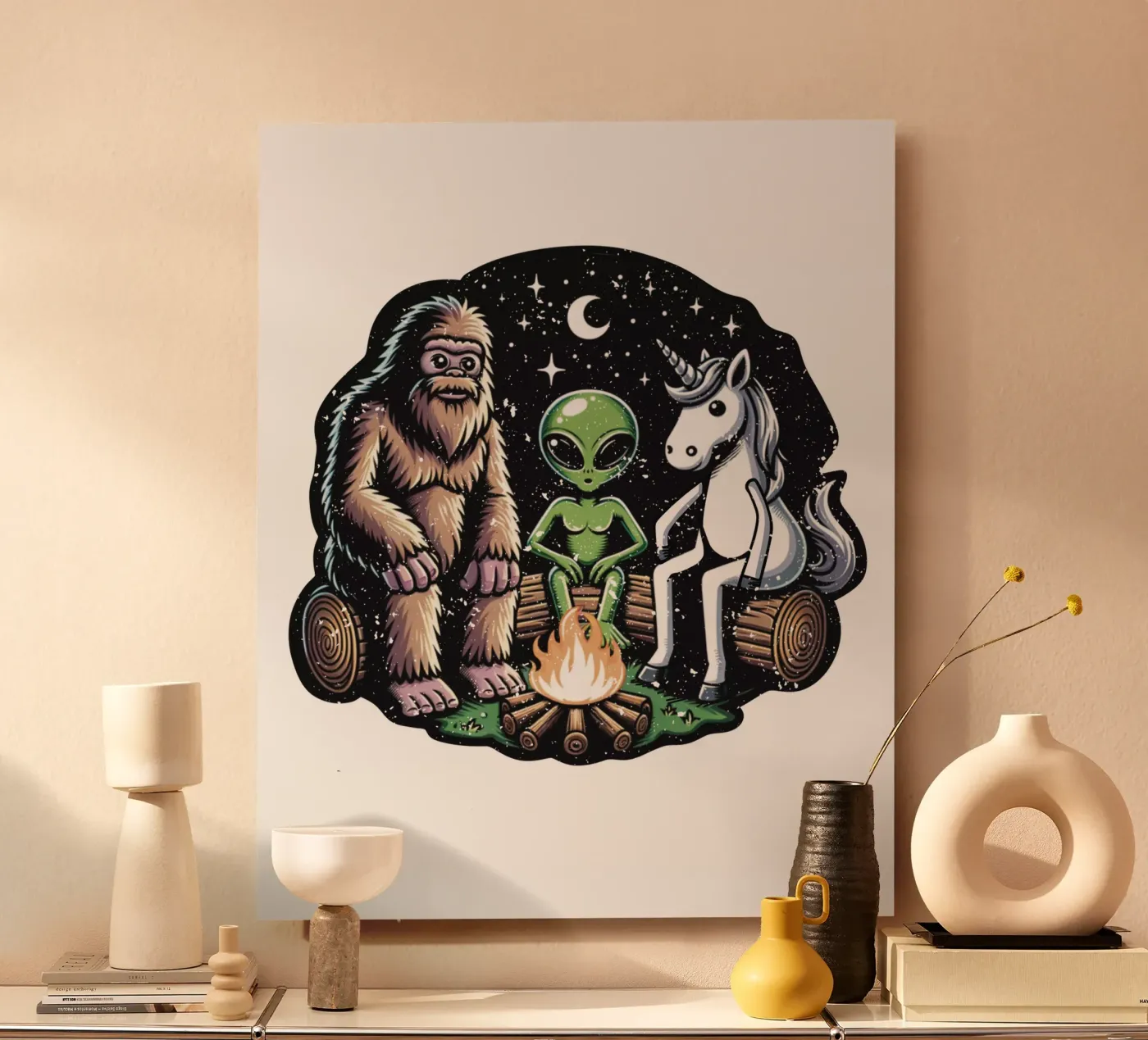 fantasy camp alluminio dibond da edsonramosart