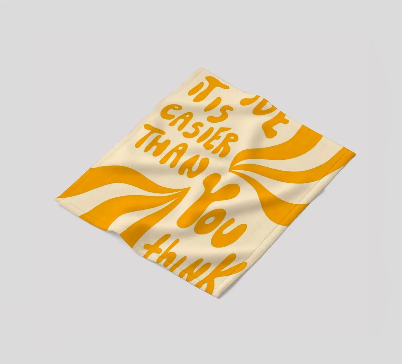 'MAYBE IT EASIER THAN YOU think' coperta in pile da Type & Tape