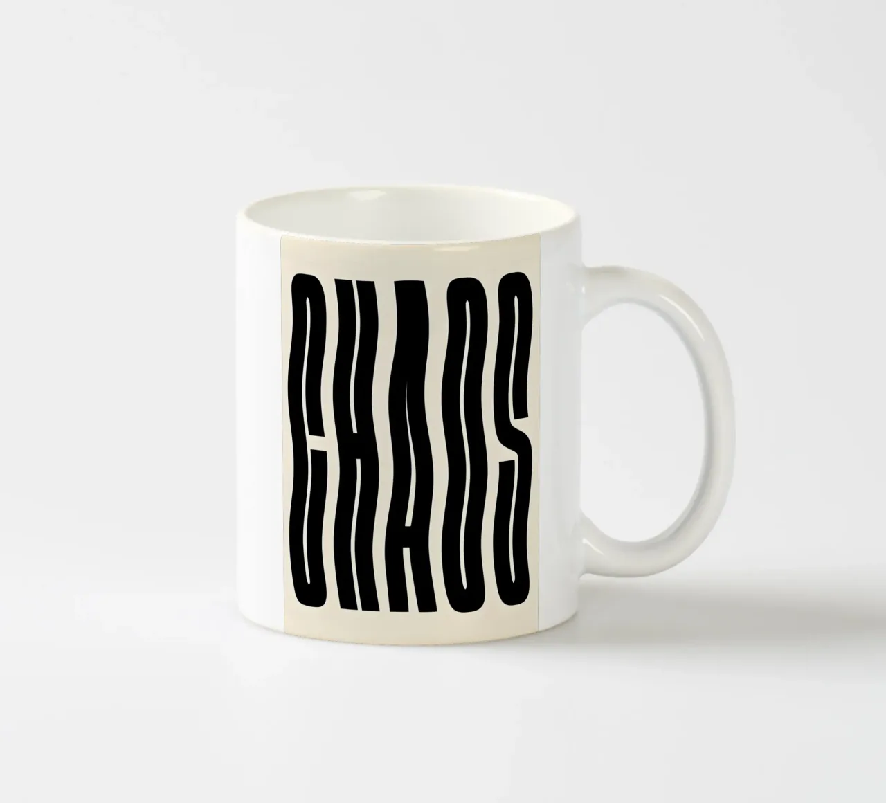 CHAOS tazza in ceramica da Type & Tape