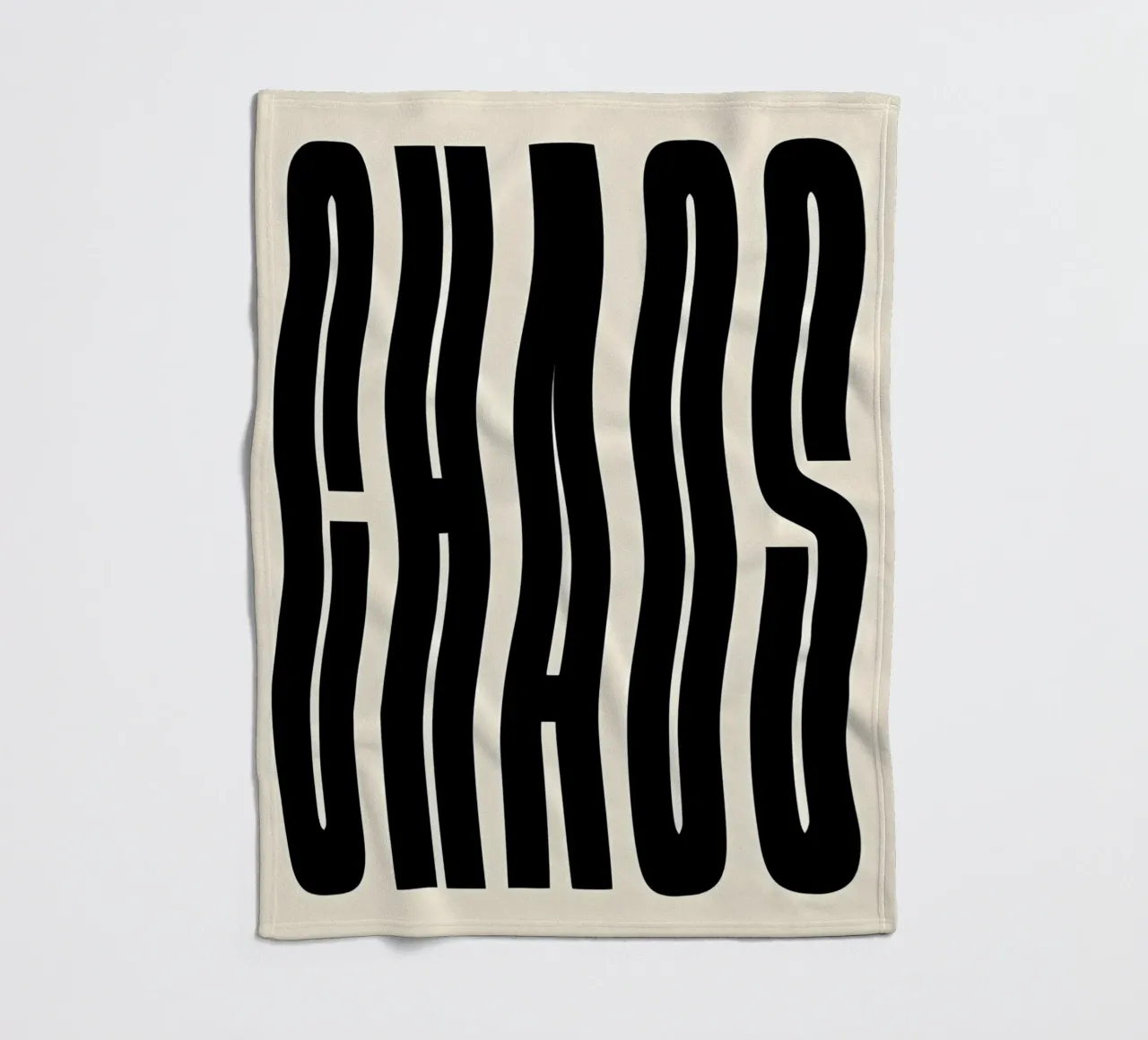 CHAOS coperta in pile da Type & Tape