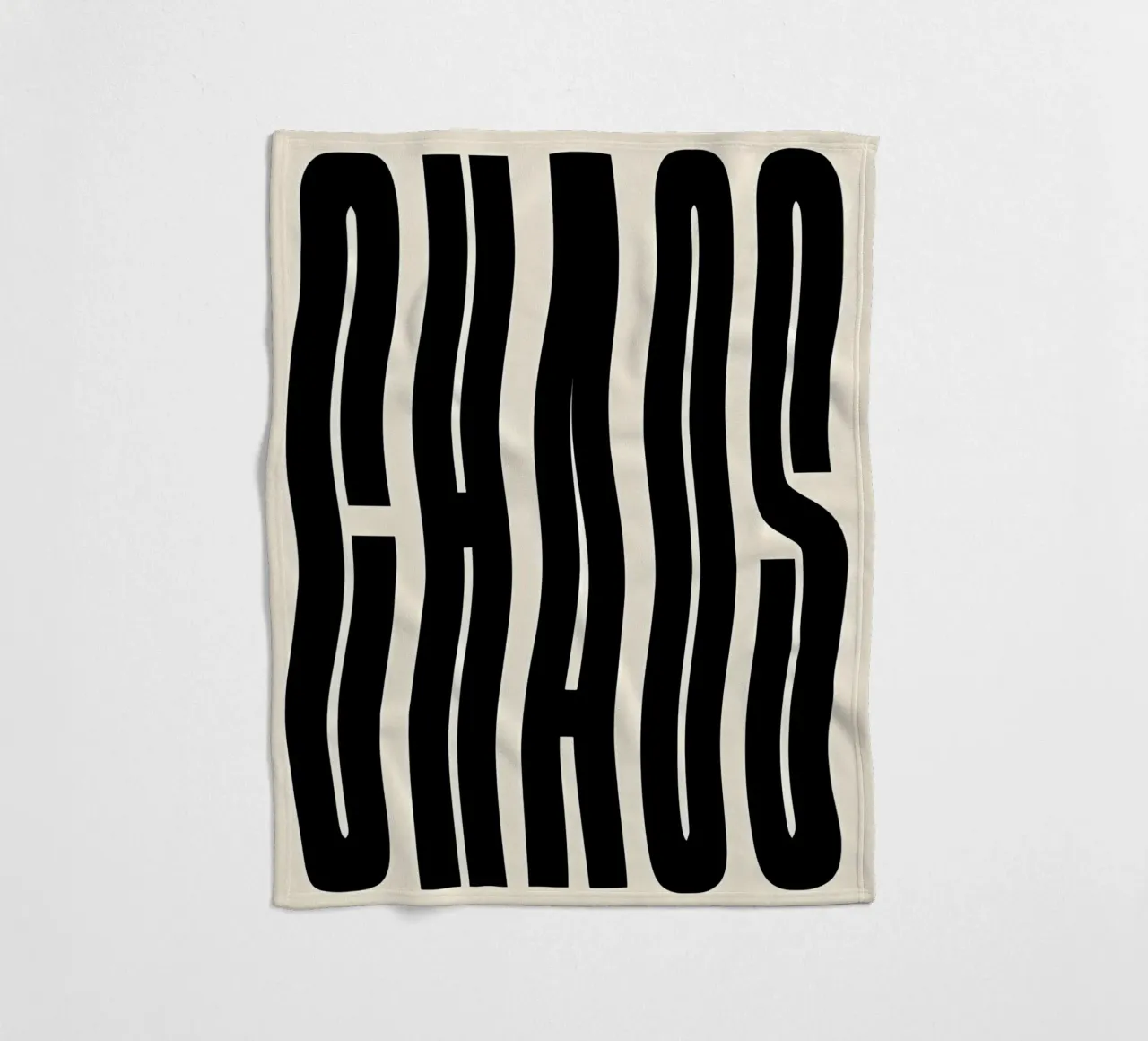 CHAOS coperta in pile da Type & Tape