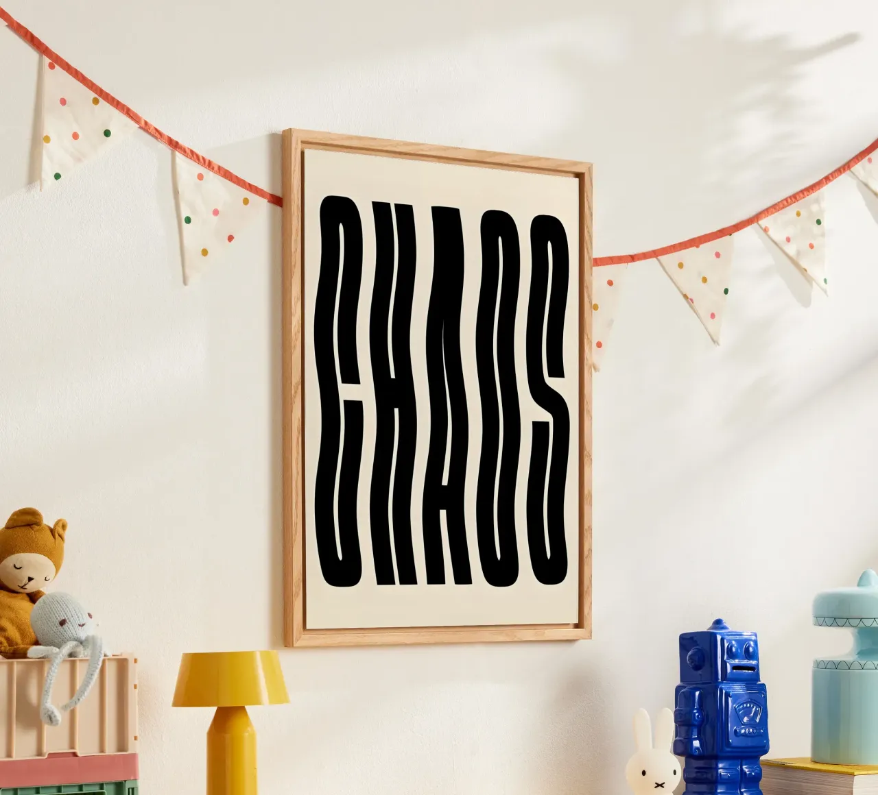 CHAOS plexiglass da Type & Tape
