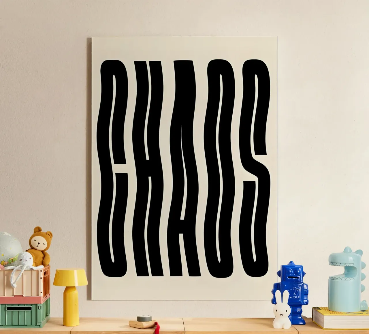 CHAOS plexiglass da Type & Tape