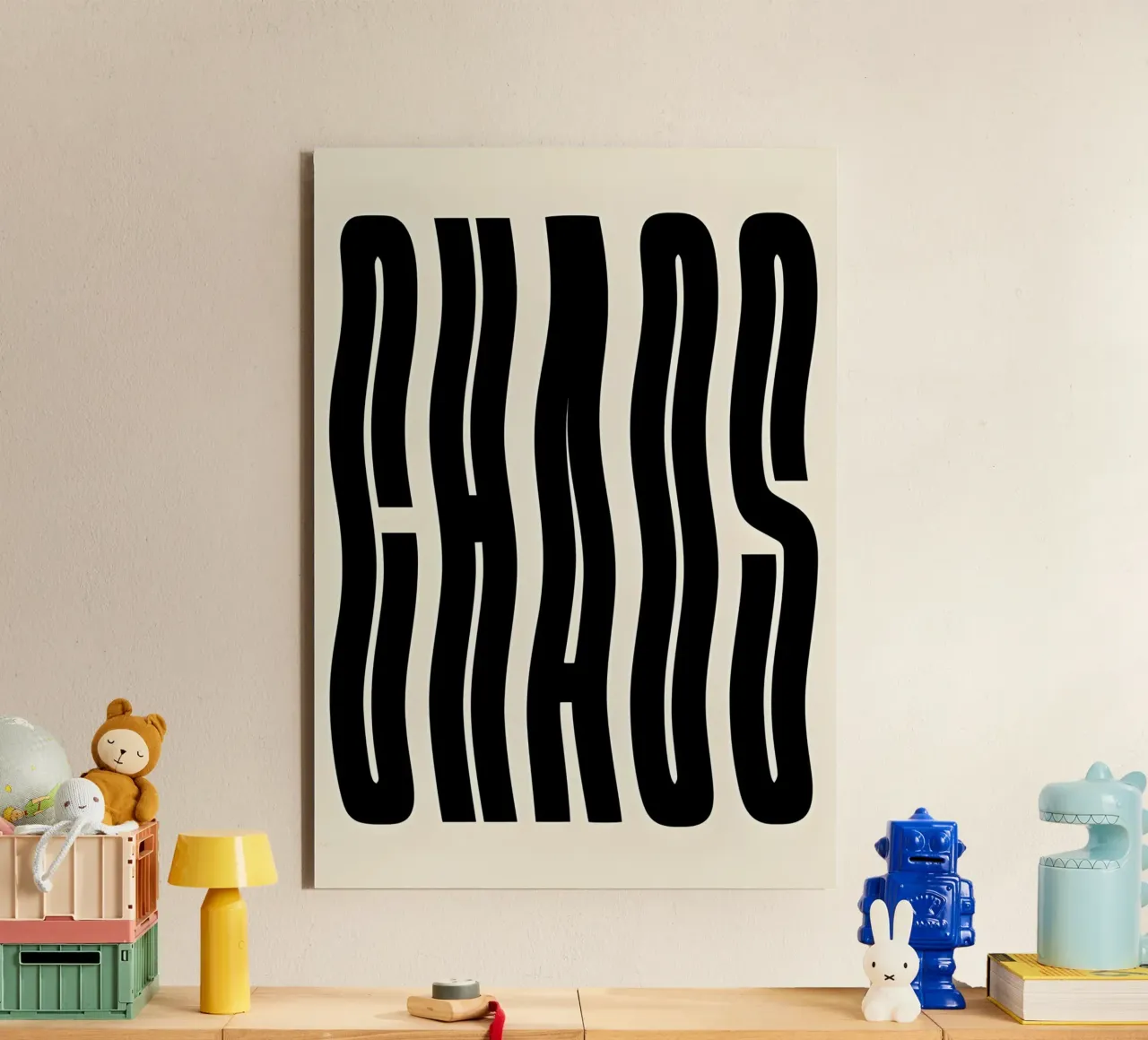 CHAOS alluminio dibond da Type & Tape