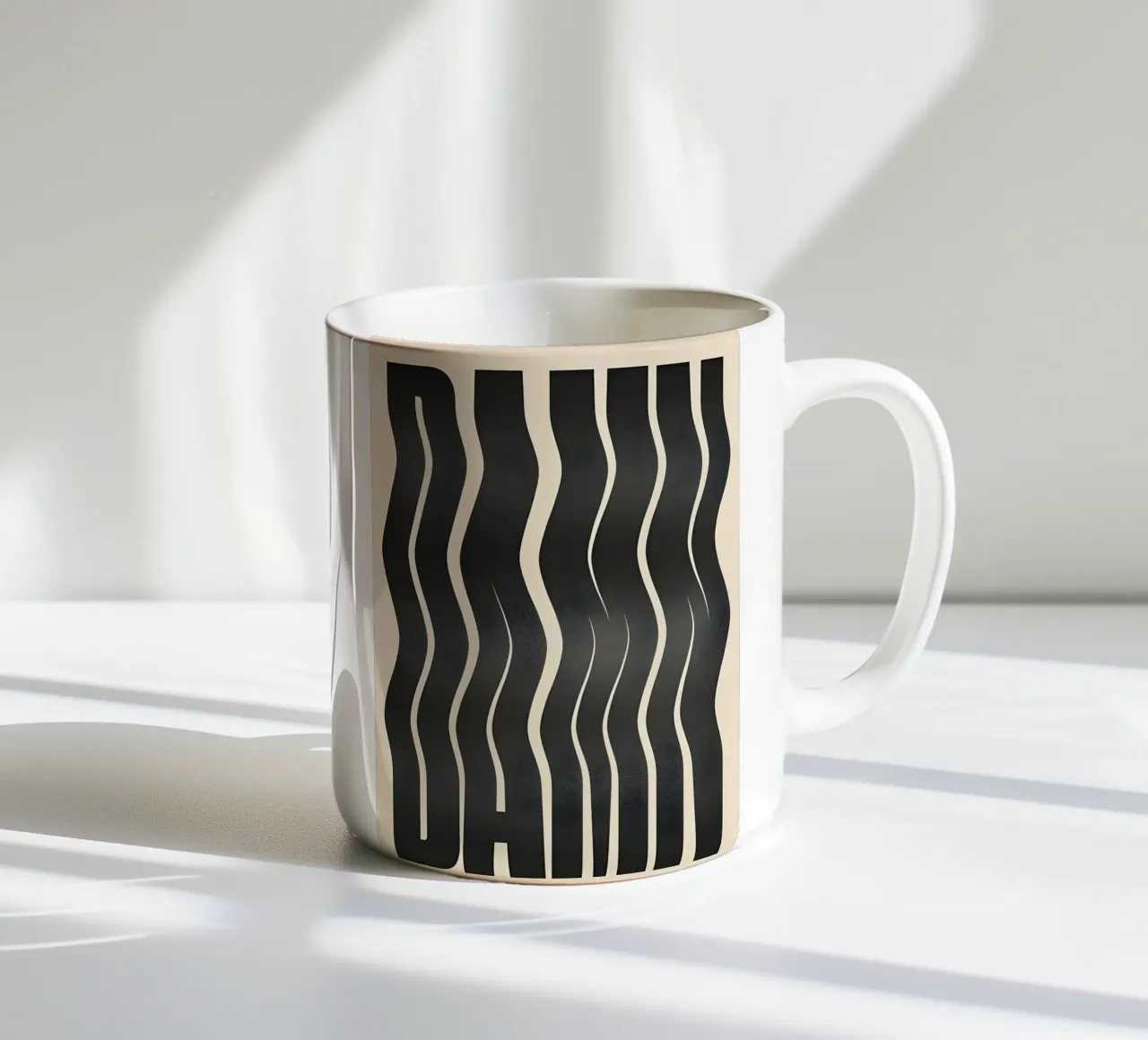 DAMN tazza in ceramica da Type & Tape