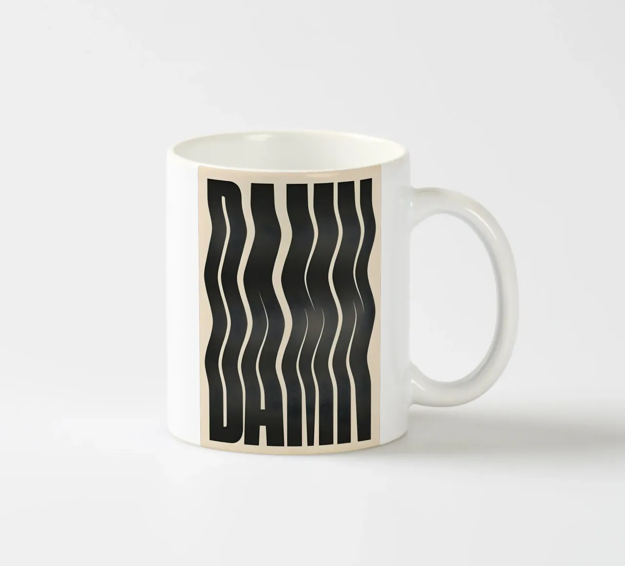 DAMN tazza in ceramica da Type & Tape
