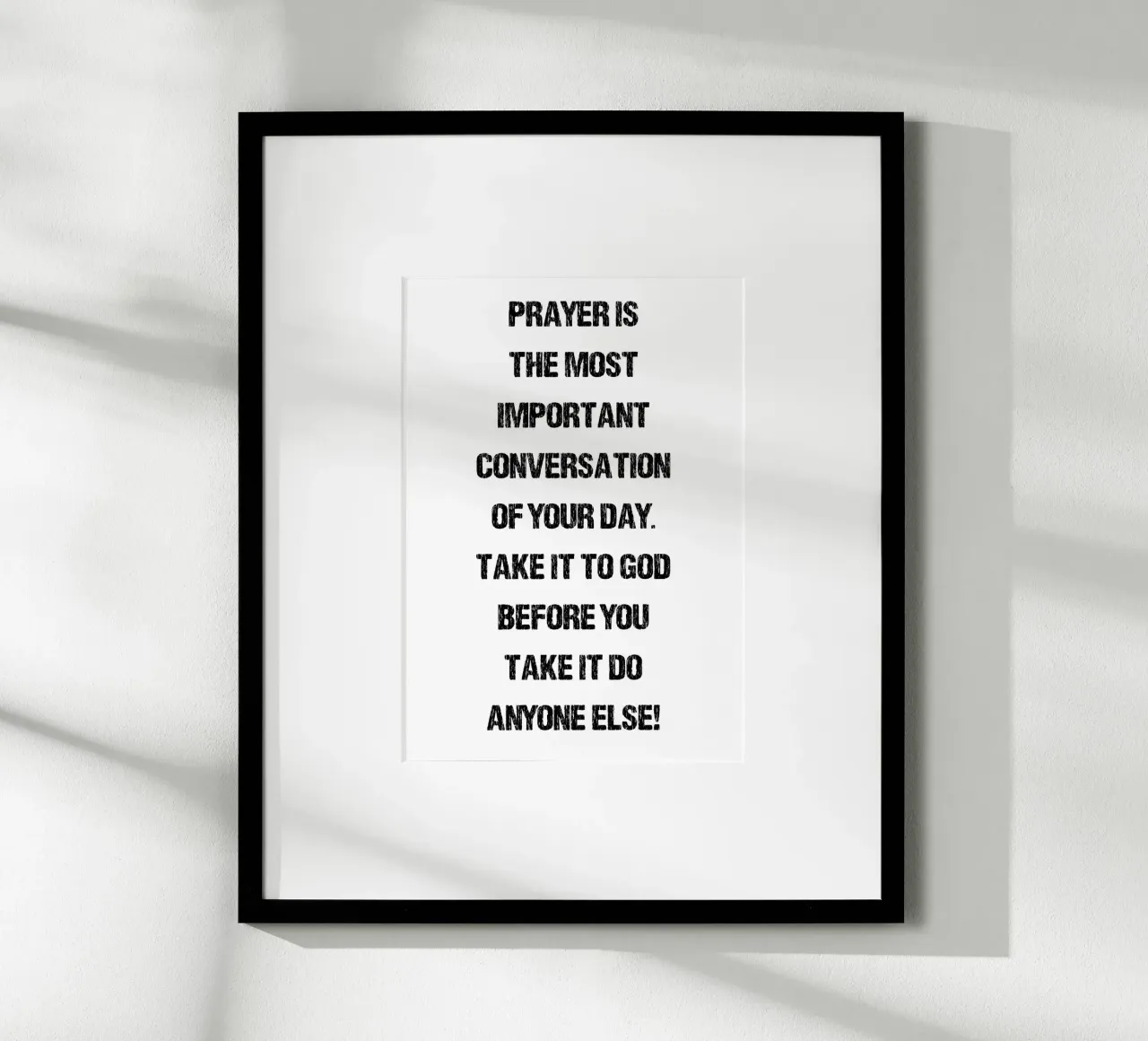 Prayer is the most important conversation poster da ramosashop
