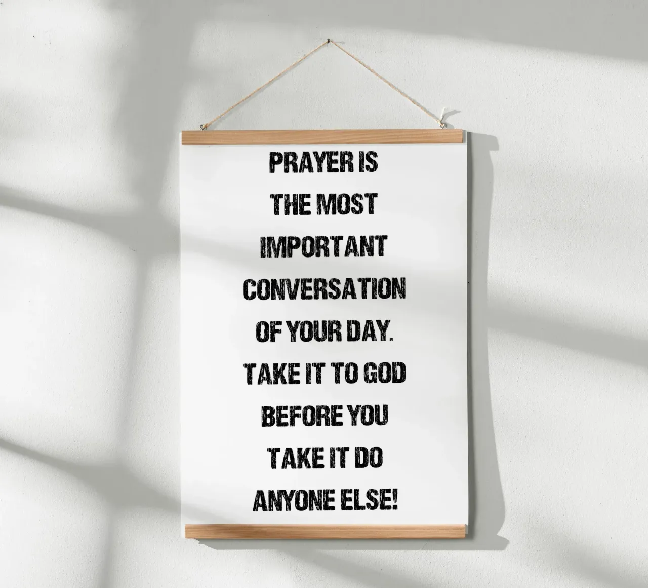 Prayer is the most important conversation poster da ramosashop