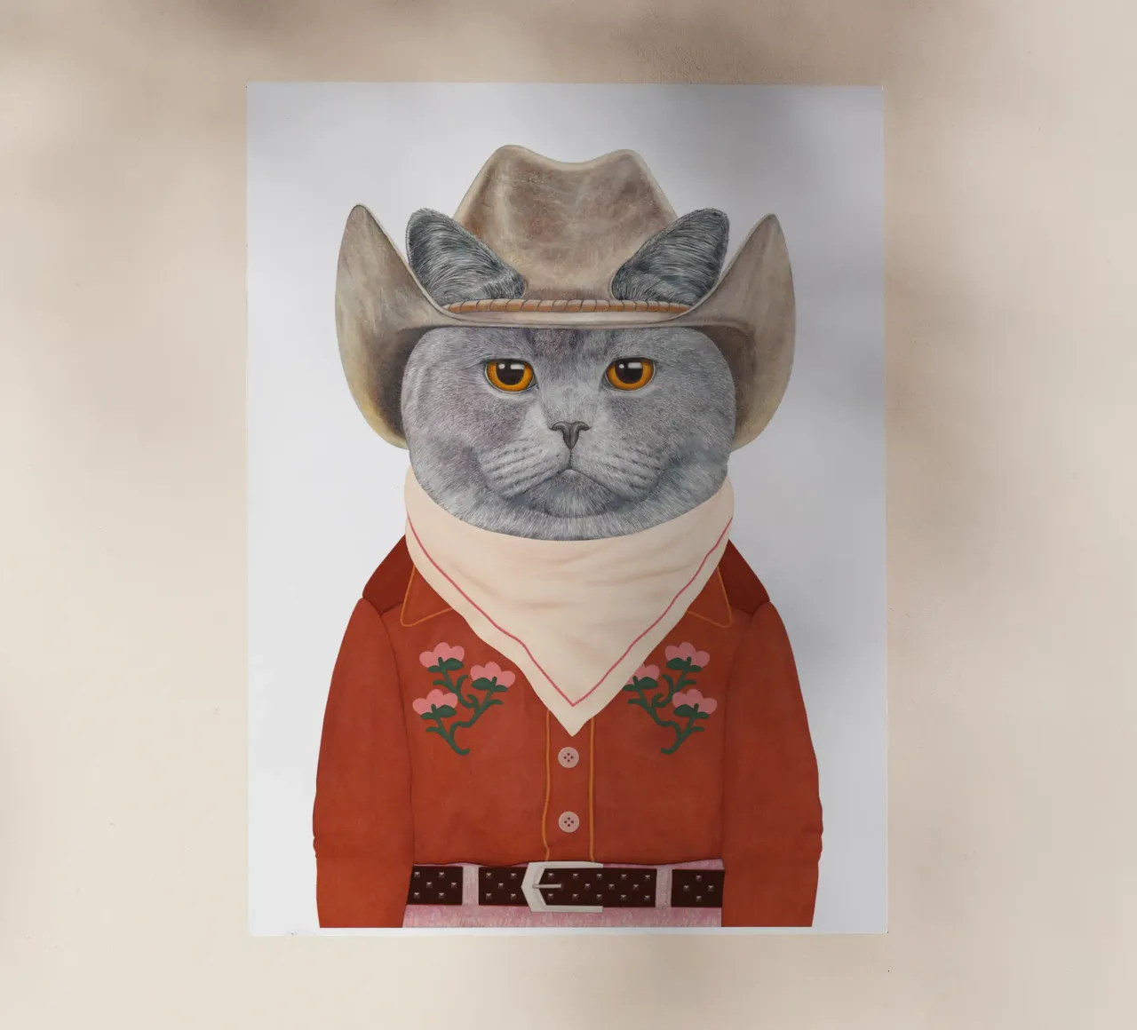Gatto Cowboy - Inglese a pelo corto pellicola backlit da Animal Crew