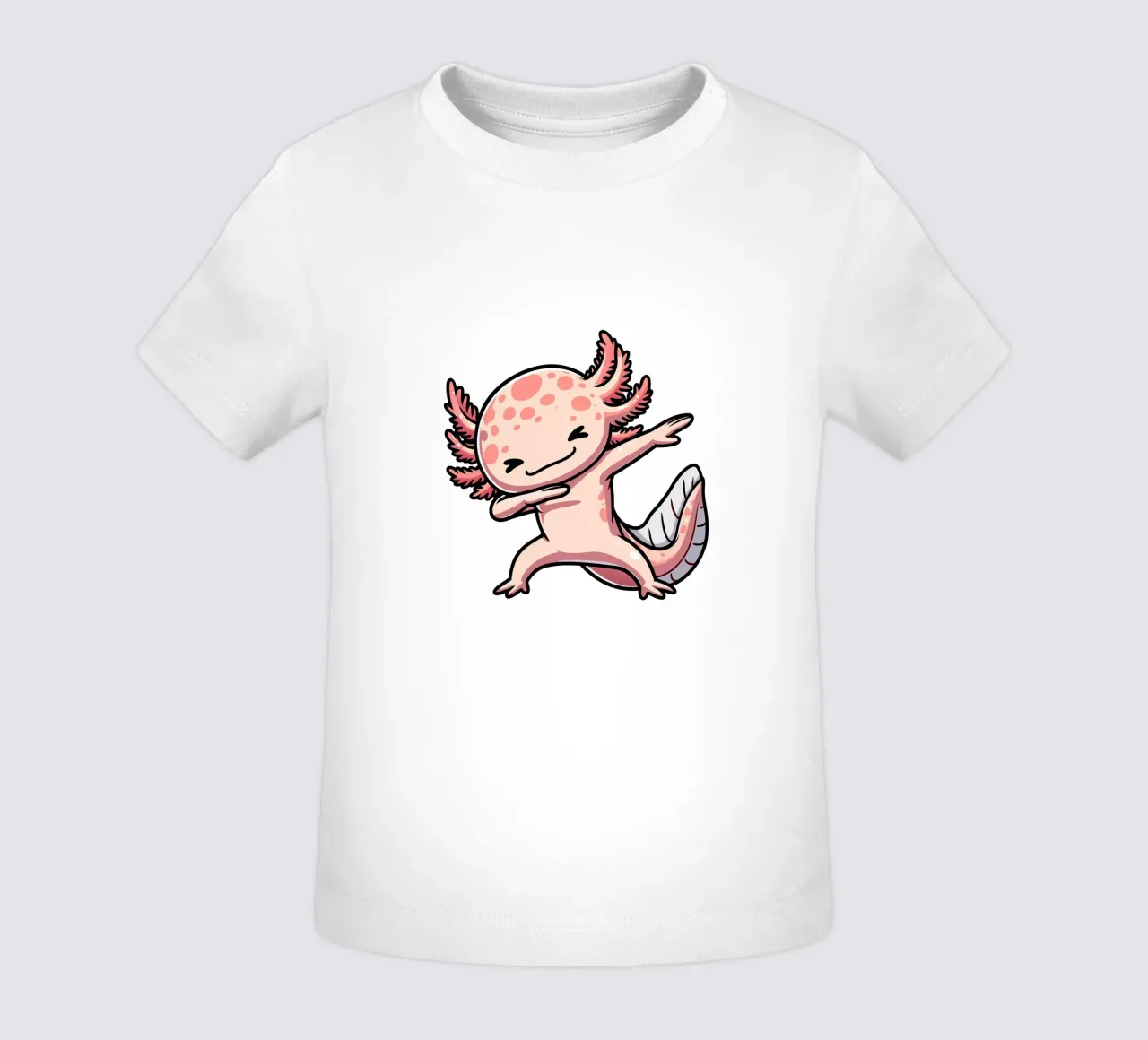 Axolotl Dab maglietta neonato da edsonramosart