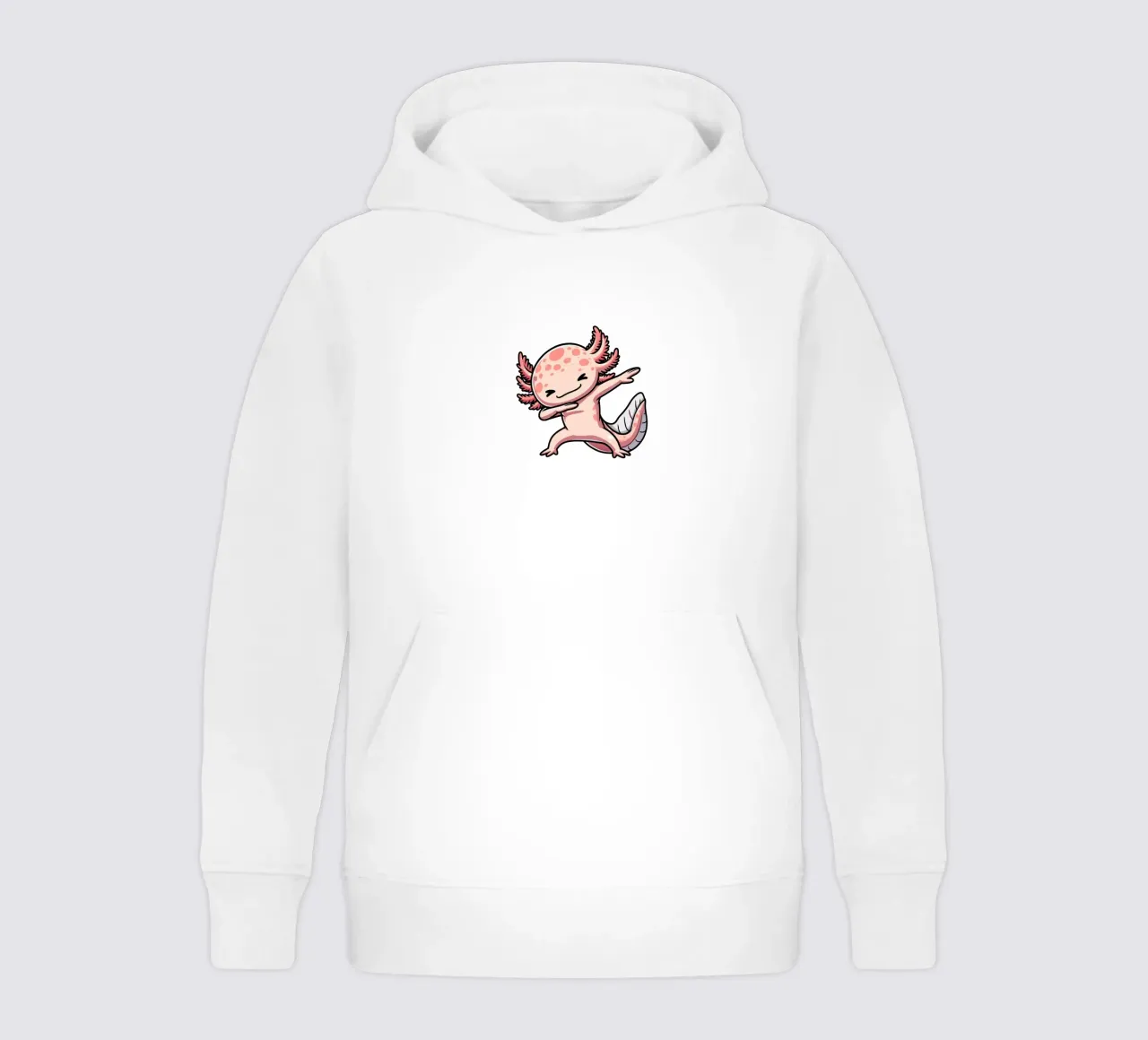 Axolotl Dab felpa bambino con cappuccio da edsonramosart