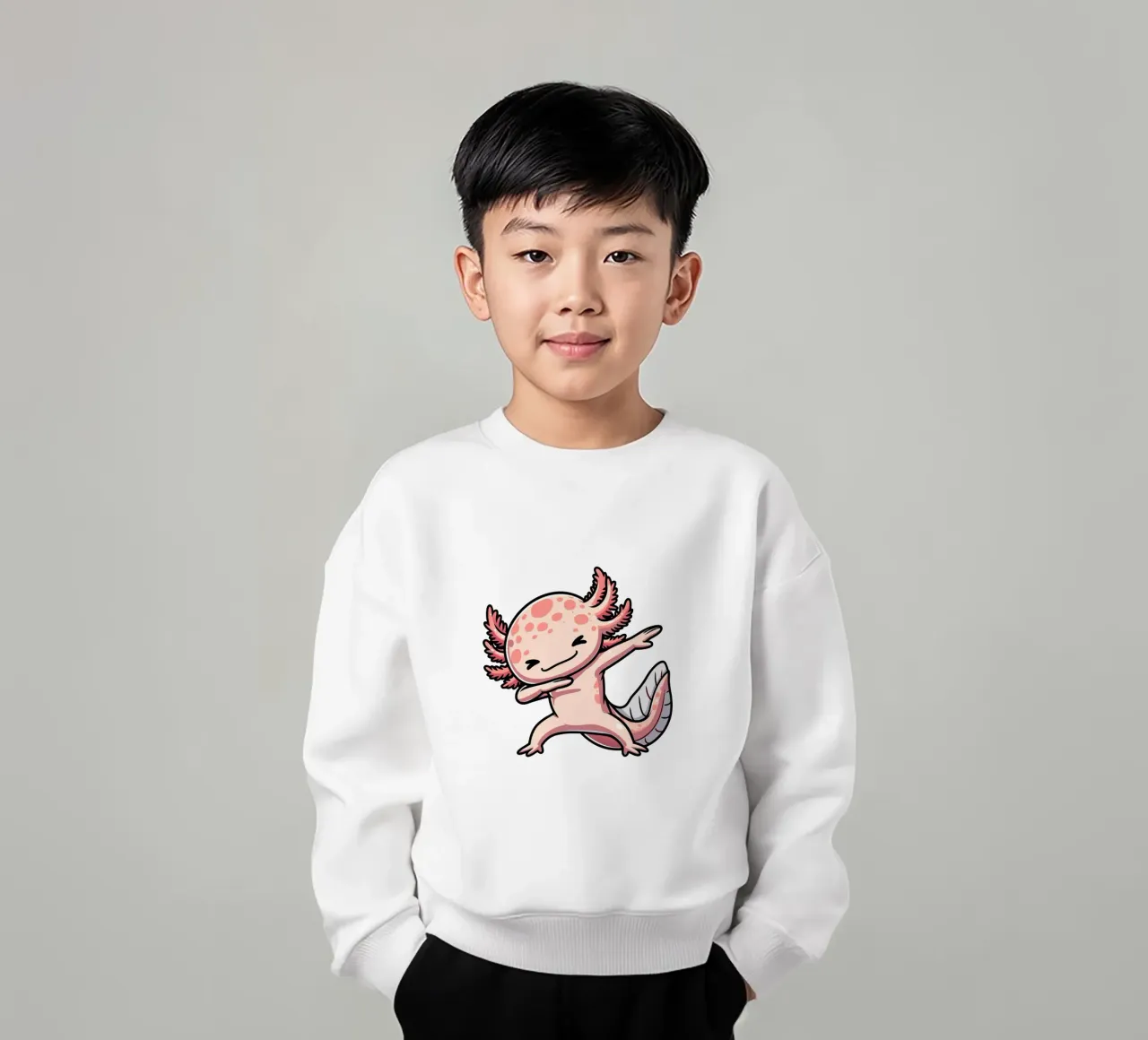 Axolotl Dab felpa bambino da edsonramosart