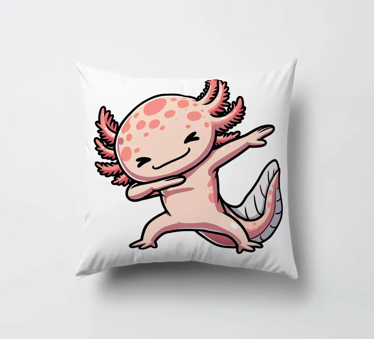 Axolotl Dab cuscino da edsonramosart