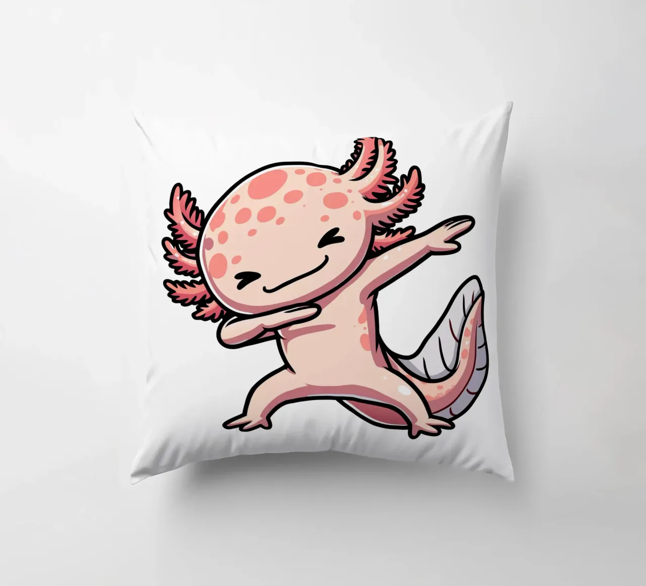 Axolotl Dab cuscino da edsonramosart