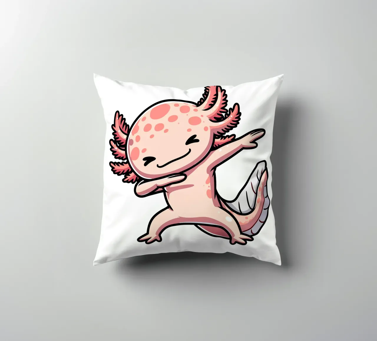 Axolotl Dab cuscino da edsonramosart