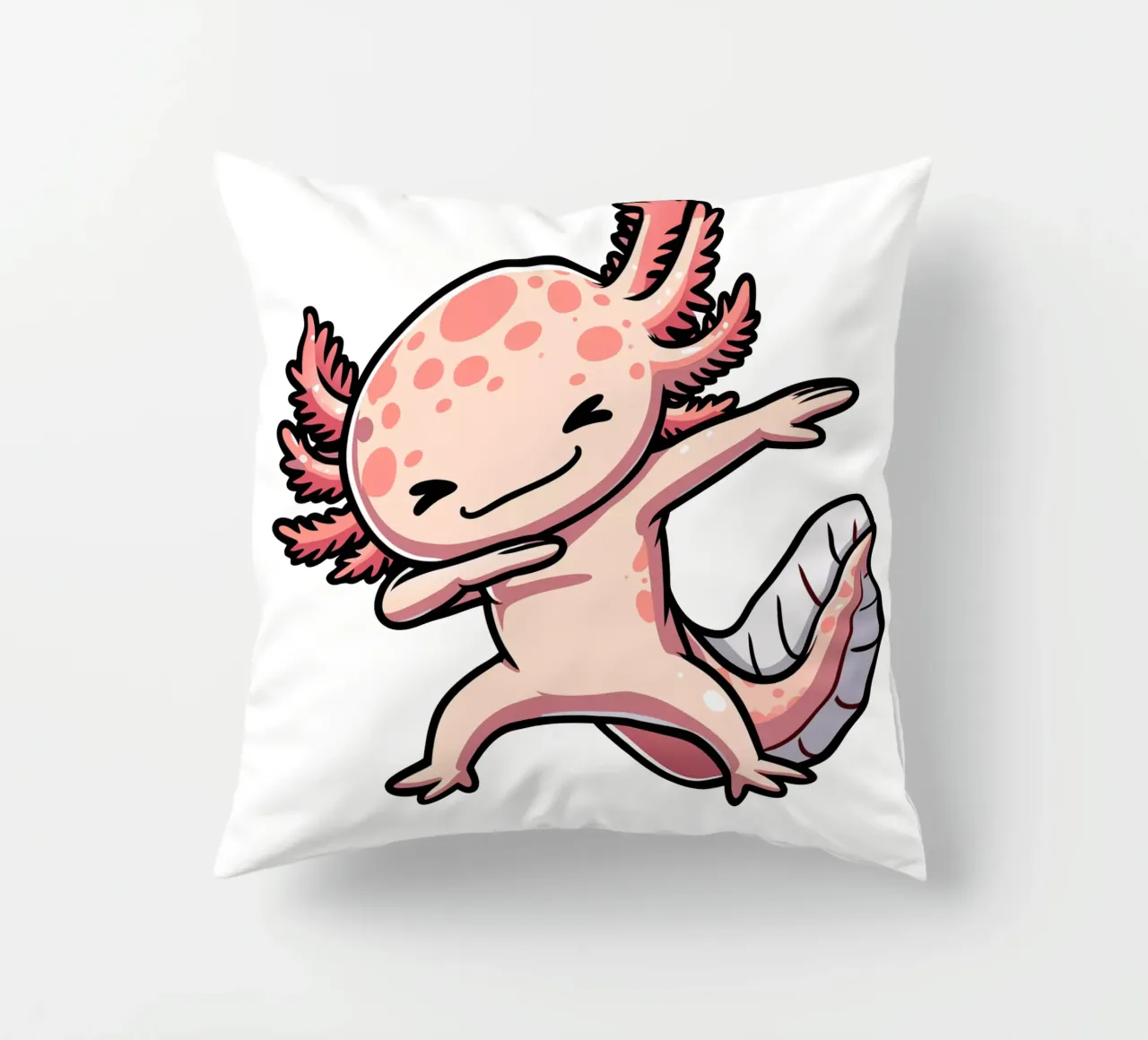 Axolotl Dab cuscino da edsonramosart