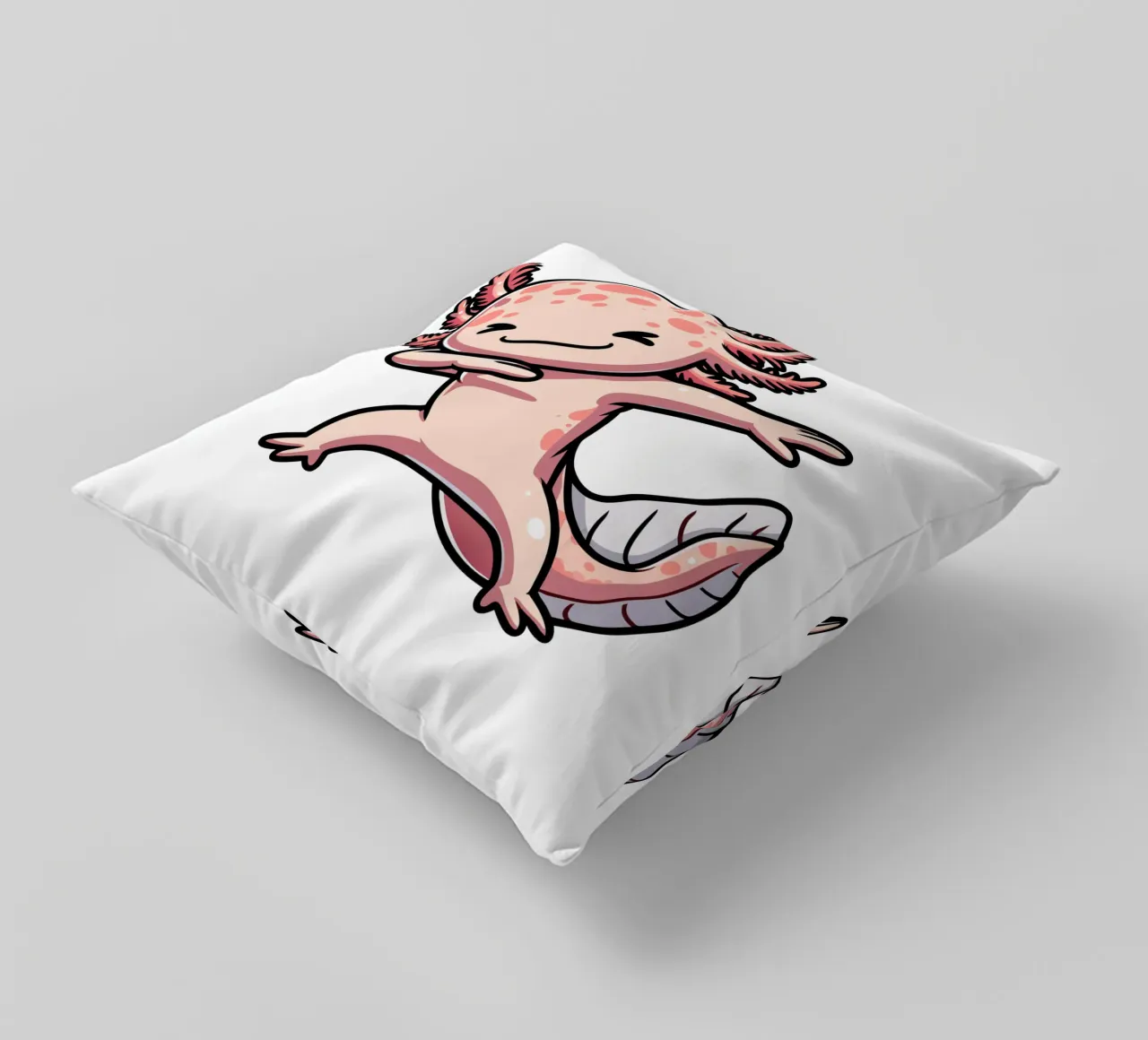 Axolotl Dab cuscino da edsonramosart