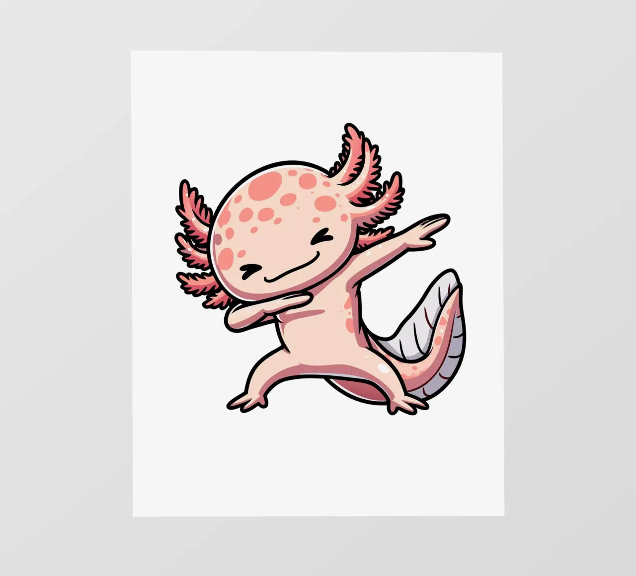 Axolotl Dab telo in pvc da edsonramosart