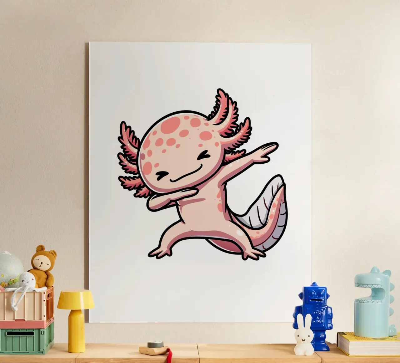 Axolotl Dab plexiglass da edsonramosart