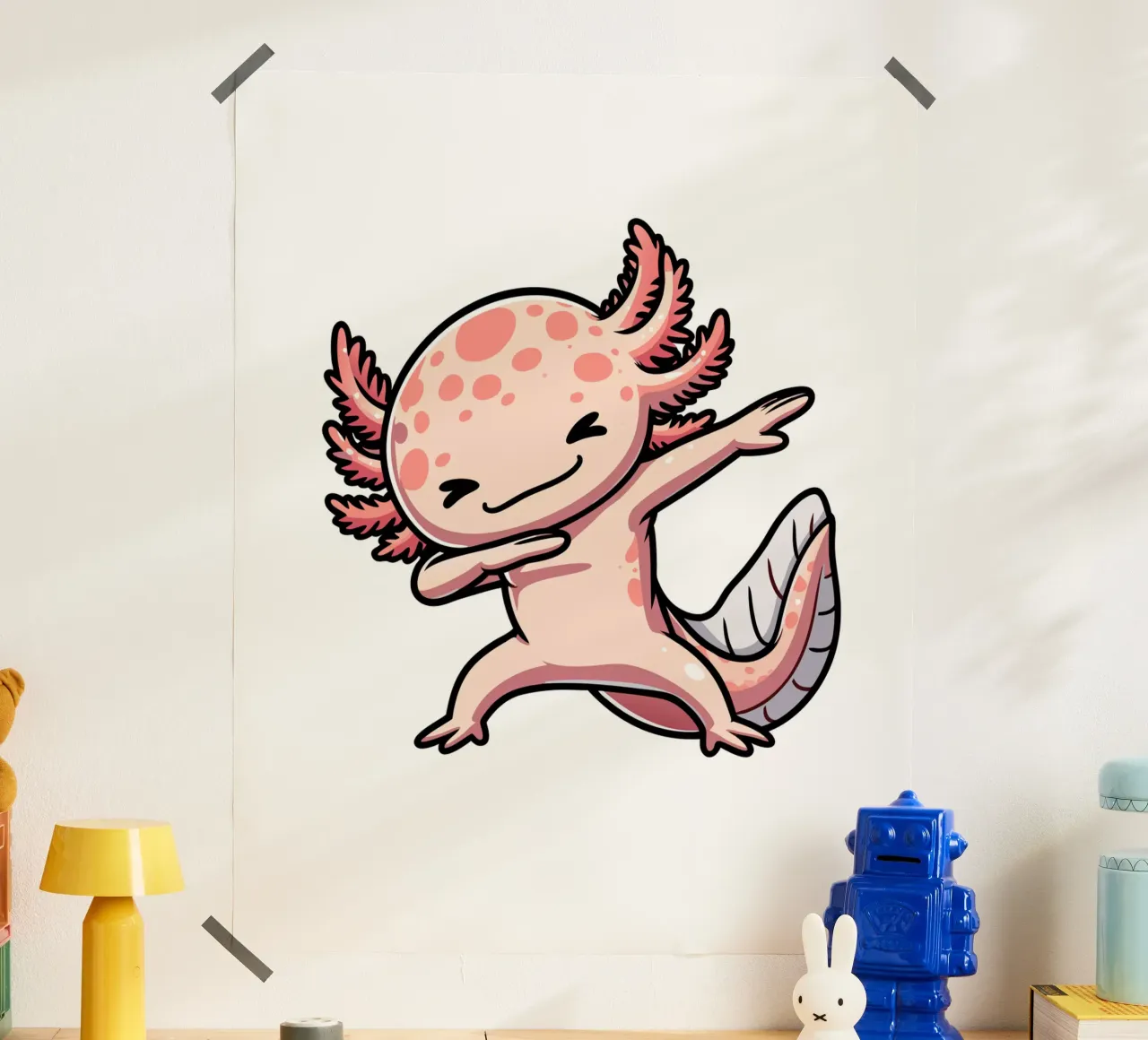 Axolotl Dab carta hahnemühle da edsonramosart