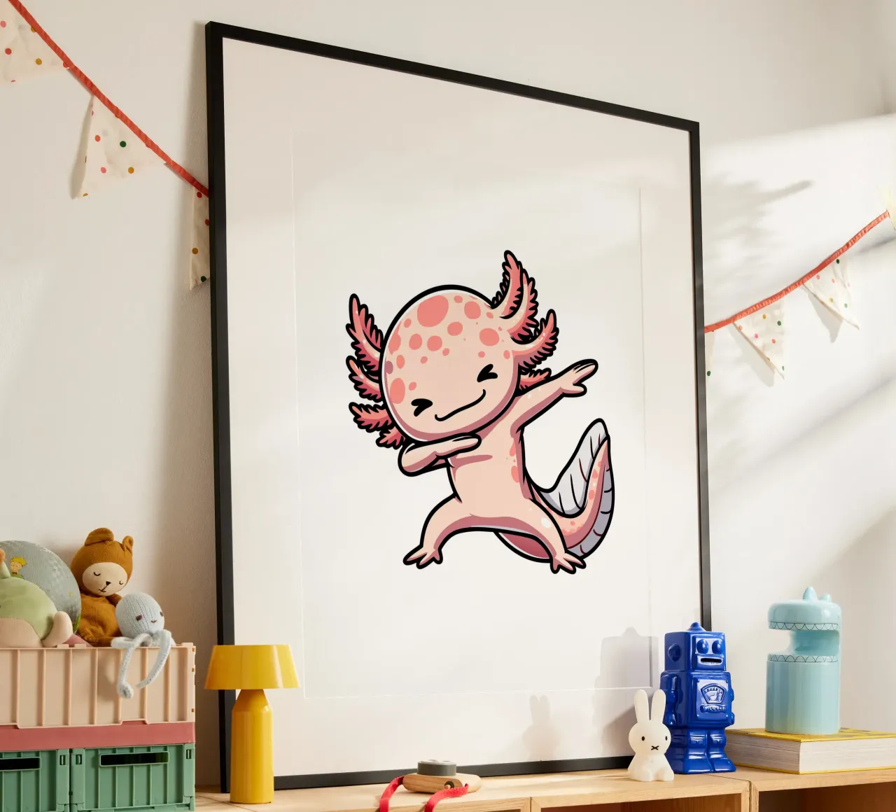 Axolotl Dab carta hahnemühle da edsonramosart