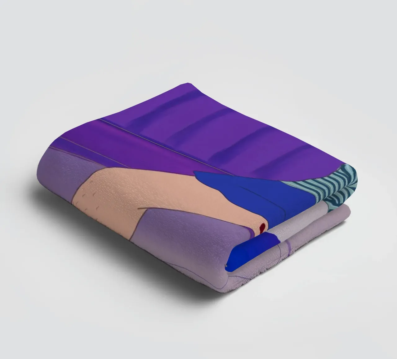 Manspreading asciugamano da bagno da Femlouise.illustrations