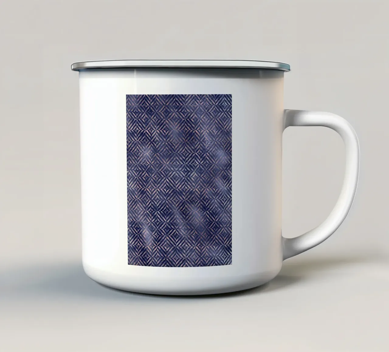 Blush & Navy 1 tazza in smalto da Yaso Design & Art