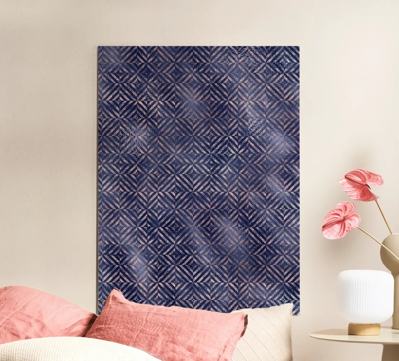 Blush & Navy 1 poster da Yaso Design & Art