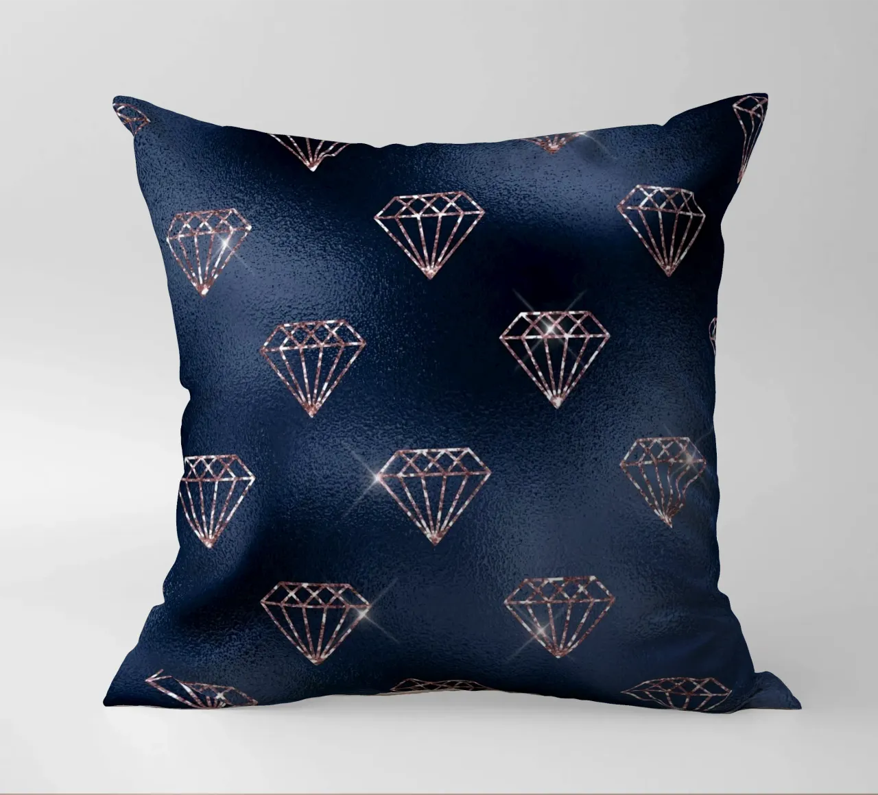 Blush & Navy 2 cuscino da Yaso Design & Art