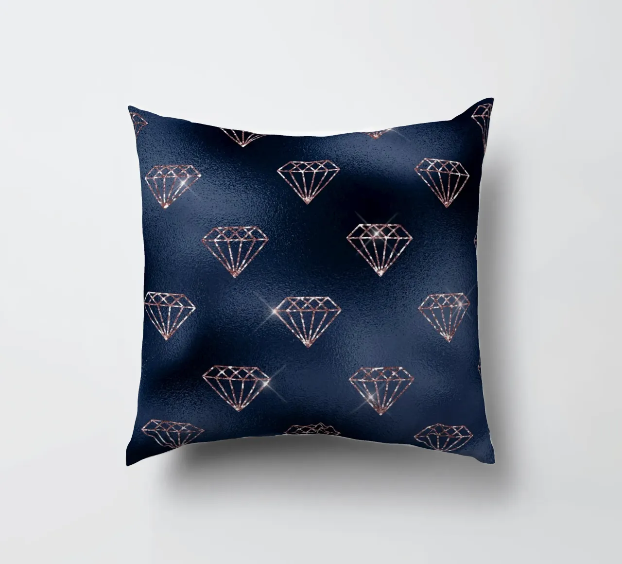 Blush & Navy 2 cuscino da Yaso Design & Art