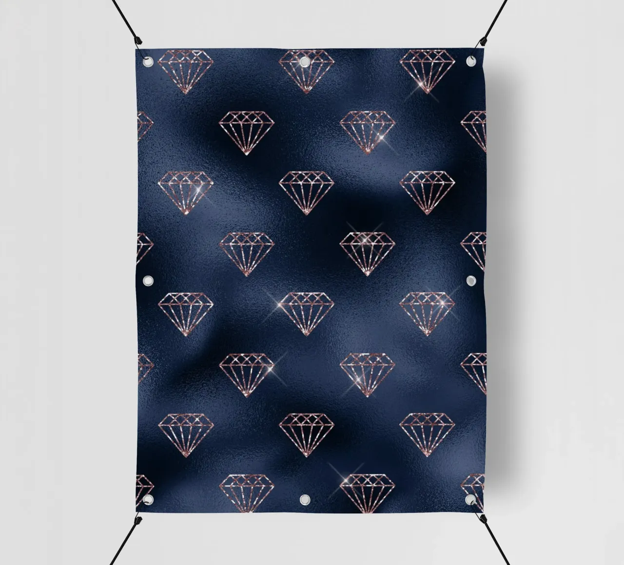 Blush & Navy 2 telo in pvc da Yaso Design & Art