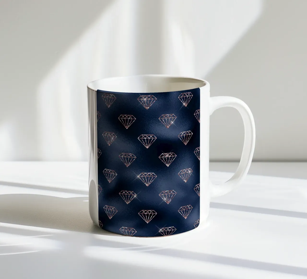 Blush & Navy 2 tazza in ceramica da Yaso Design & Art